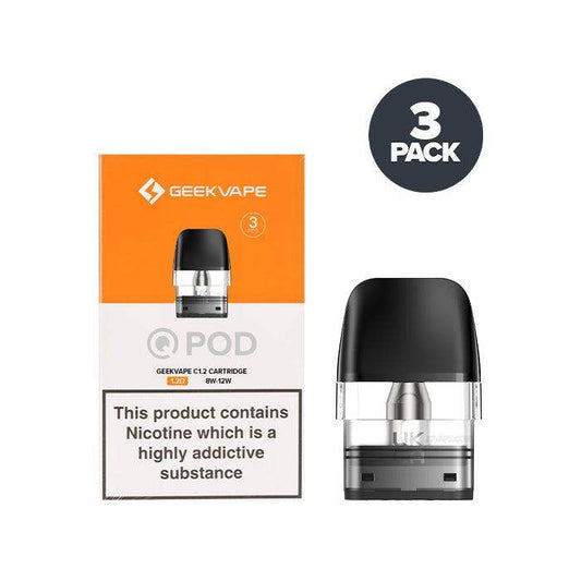 GEEK VAPE Q POD TOP FILL CARTRIDGE 3PCS